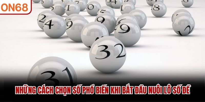 Những cách chọn số phổ biến khi bắt đầu nuôi lô số đề