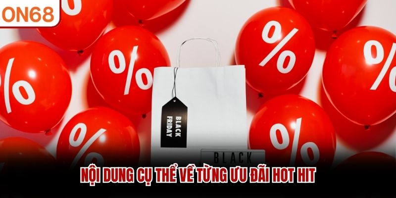 Nội dung cụ thể về từng ưu đãi hot hit